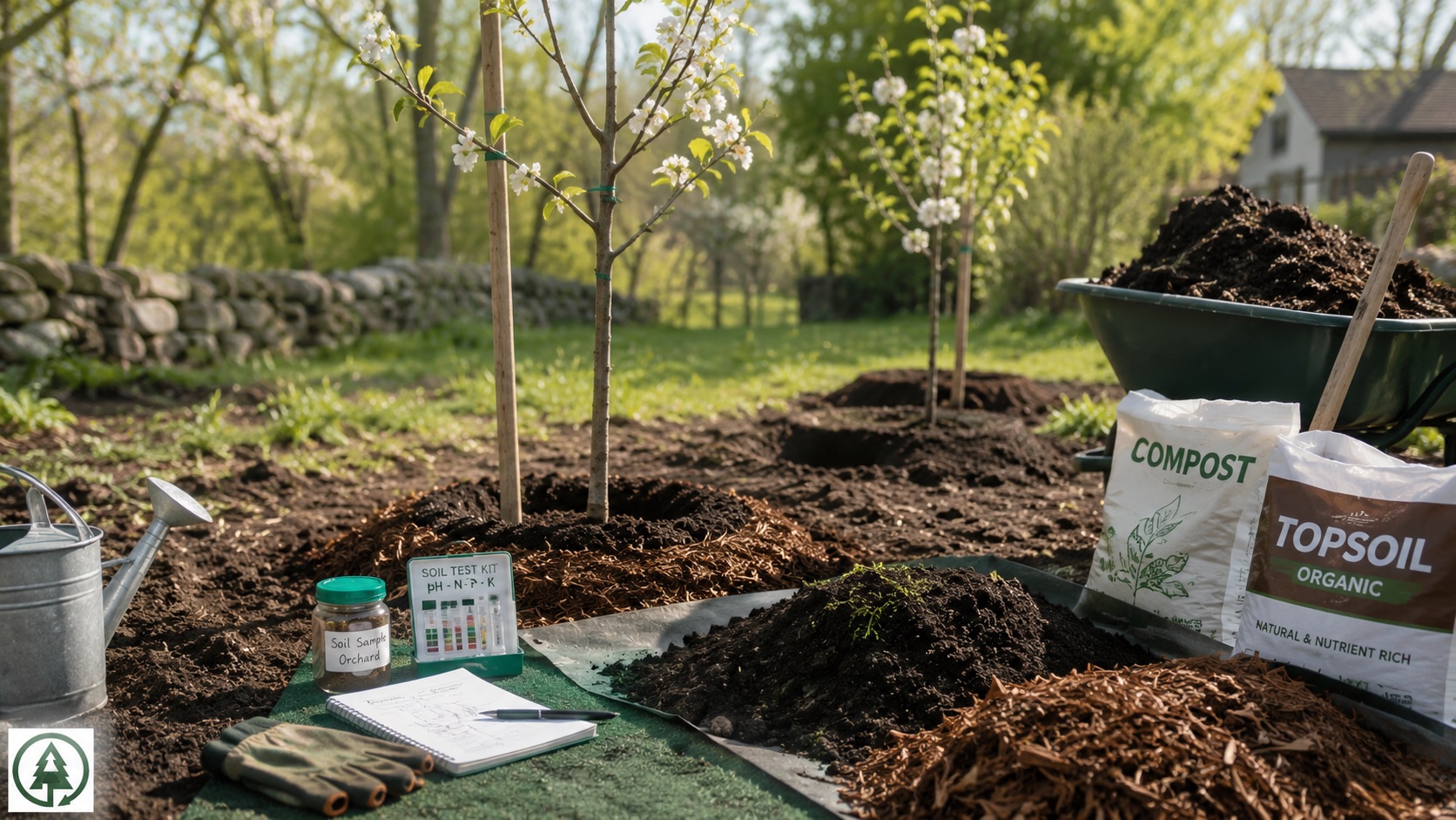 orchard site preparation