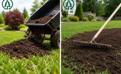 Topdressing Lawns with Compost vs. Topsoil: How to Fix Bare & Bumpy Grass